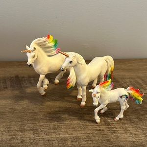 Schleich unicorn horses bundle